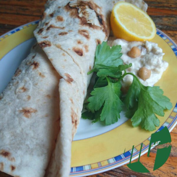 shawarma vegan zubereitet