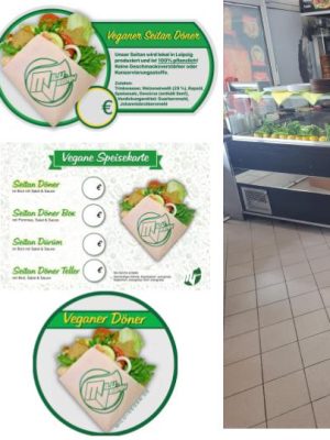 Veganer Döner Präsentation Milu Vegan